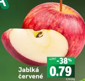Jablká červené