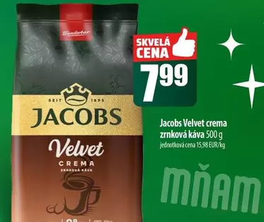 Velvet - crema zrnková káva