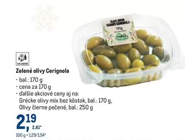 Mix - Zelené olivy Cerignola