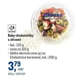Baby - chobotničky s olivami
