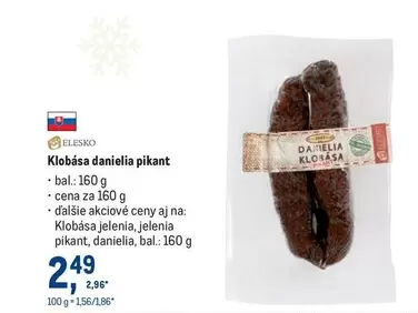 Klobása danielia pikant