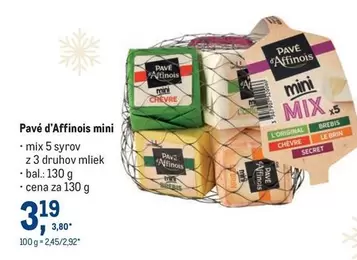Mix - Pavé d'Affinois mini