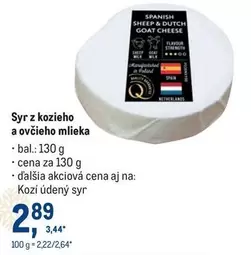 Syr z kozieho a ovčieho mlieka