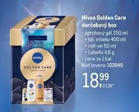Nivea - Golden Care darčekový box