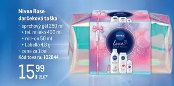Nivea - Rose darčeková taška