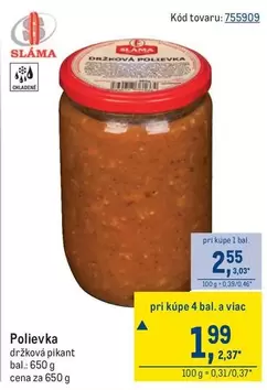 Polievka držková pikant