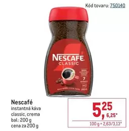 instantná káva classic