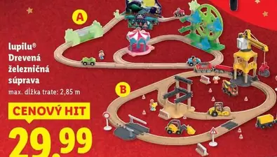 Drevená železničná súprava
