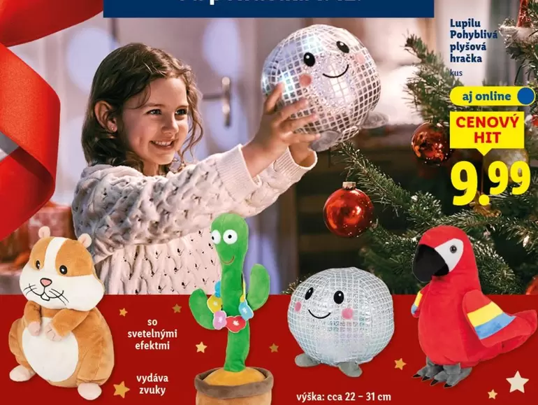 Pohyblivi plyšová hračka