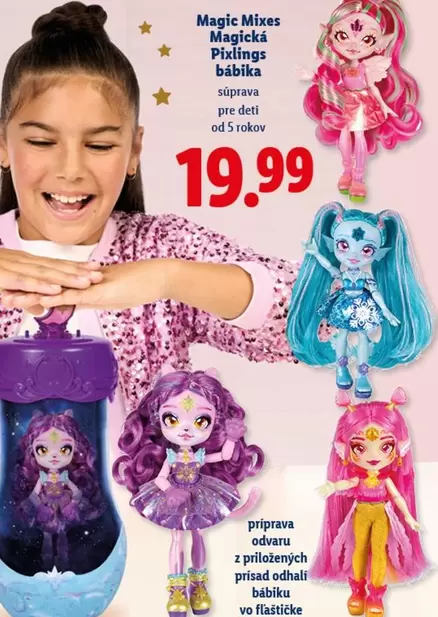 Magická Pixlings bábika