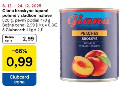 broskyne lúpané polené v sladkom náleve