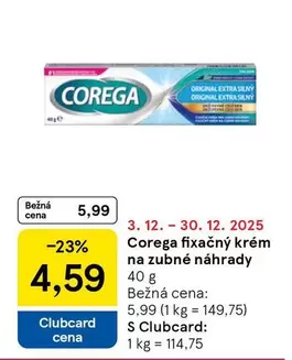 fixačný krém na zubné náhrady