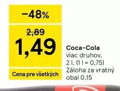 Coca Cola - Viac Druhov