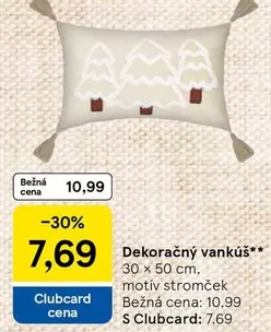 Dekoračný vankúš