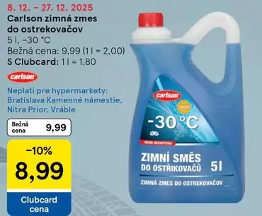 Nova - zimná zmes do ostrekovačov