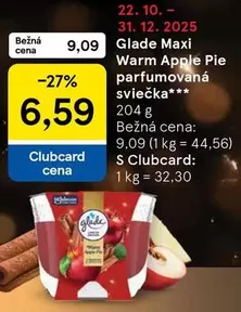 Maxi Warm Apple Pie parfumovaná sviečka***