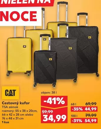 Cestovný kufor TSA zámok