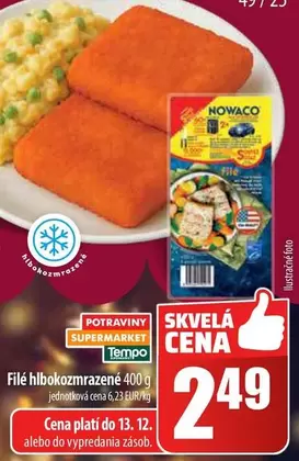 Filé hlbokozmrazené