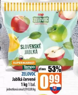 Jablká červené