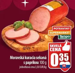 Moravská kuracia sekaná s paprikou