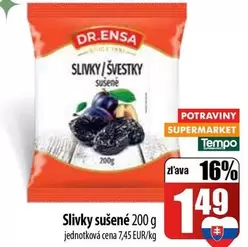 Slivky sušené