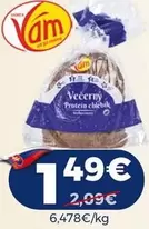 Večerný Protein chlebík