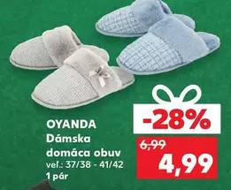 Dámska domáca obuv