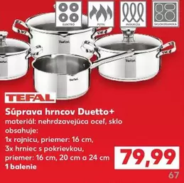 Súprava hrncov Duetto+