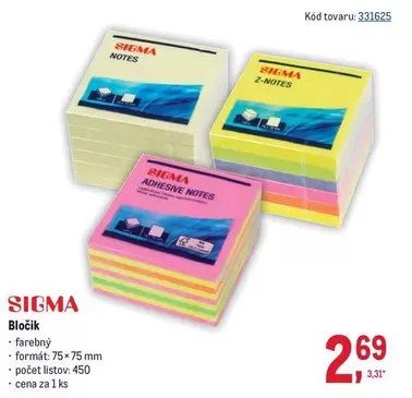 Sigma - Bločik