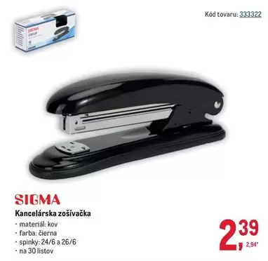 Sigma - Kancelárska zošívačka