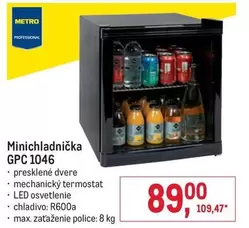 Minichladnička GPC 1046