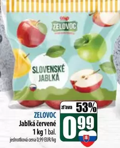 Jablká červené