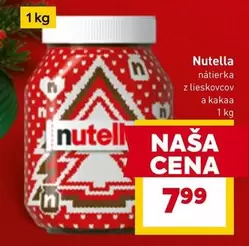 Nutella - nátierka z lieskovcov a kakaa