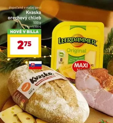 Kvasko orechový chlieb