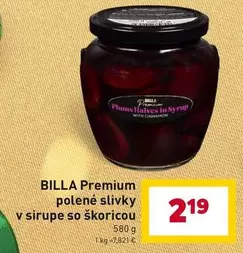 polené slivky v sirupe so škoricou