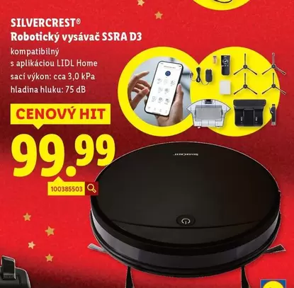 Robotický vysávač SSRA D3