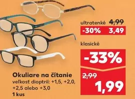 Okuliare na čítanie