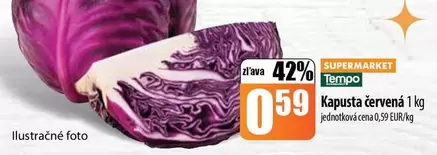 Kapusta červená 1 kg