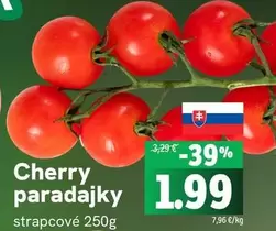 Cherry paradajky