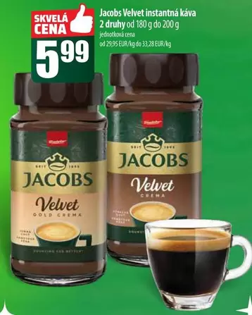 Velvet -  instantná káva