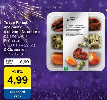 antipasty s olivami Nocellara