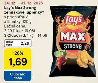 Max Strong zemiakové lupienky