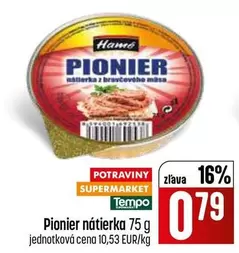 PIONIER nátierka