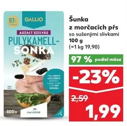 Šunka z morčacích pŕs