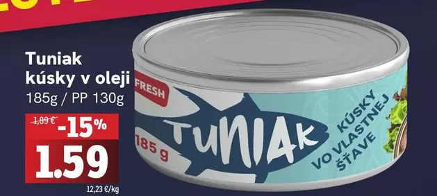 Tuniak kúsky v oleil