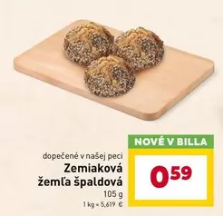 Zemiaková žemľa špaldová