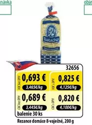 Rezance domáce 8-vaječné