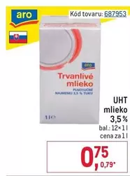 Trvanlivé mlieko