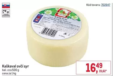 Kaškaval ovčí syr