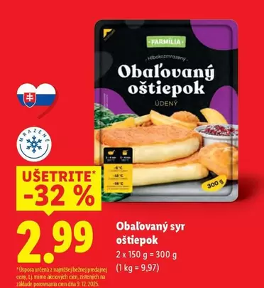 Obaľovaný oštiepok